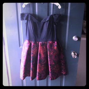 Morgan & Co. Short Off-The-Shoulder Hoco Dress